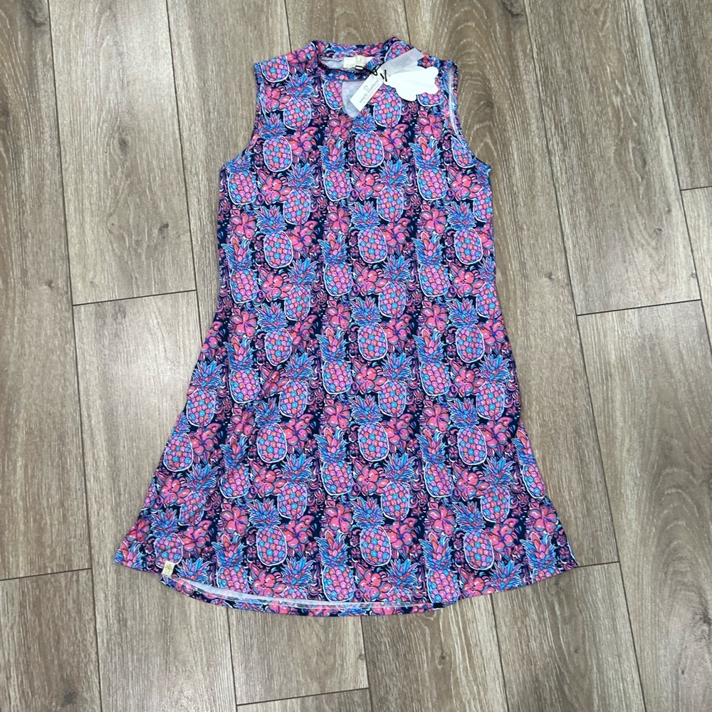 Simply Southern Pink and Blue Floral Dress